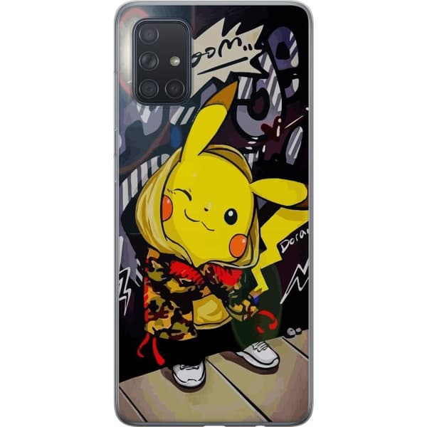 Kompatibelt Mobilskal till Samsung Galaxy A71 Pikachu