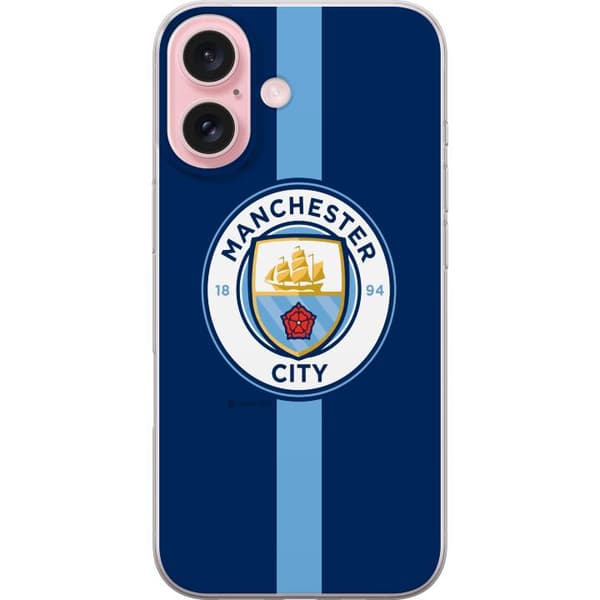 Kompatibelt Mobildeksel til Apple iPhone 16 Manchester City