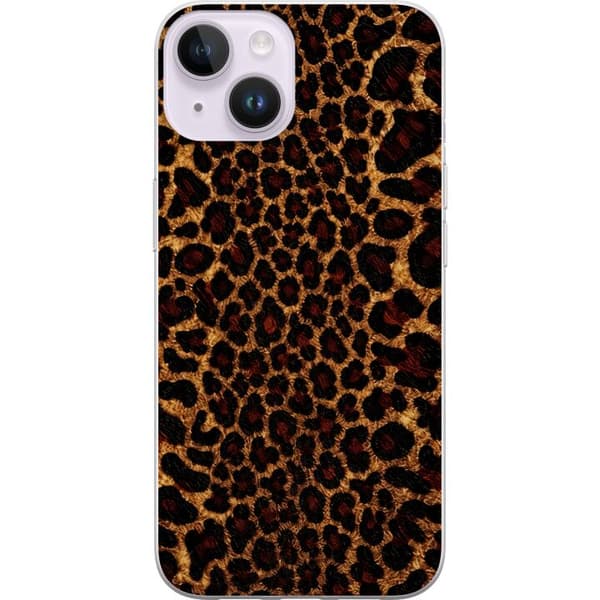 Kompatibelt Mobilskal till Apple iPhone 14 Plus Leopard Icon