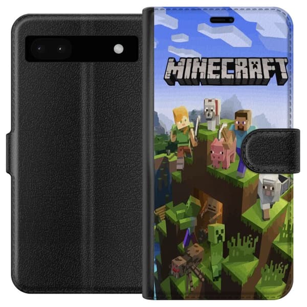 Yhteensopiva Lompakkokotelo Google Pixel 6a Minecraft