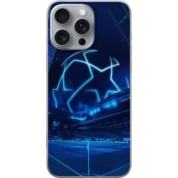Kompatibelt Mobildeksel til Apple iPhone 16 Pro Max Blå Fotball