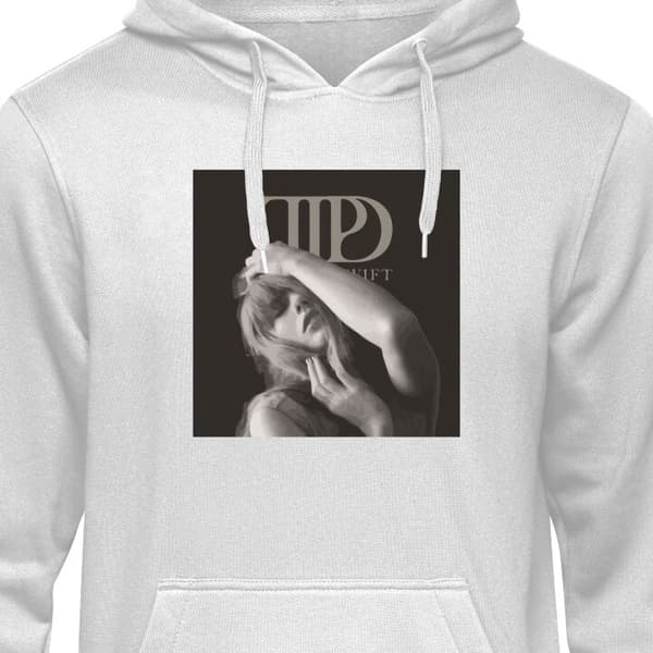 Klassisk Hoodie | Hættetrøje til Voksne Grå Medium Taylor Swift Taylor Swift Grå Medium