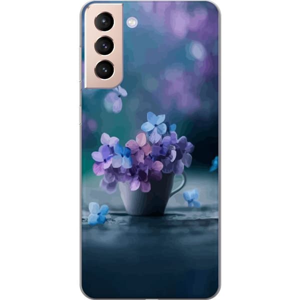 Kompatibelt Mobildeksel til Samsung Galaxy S21 Blomster Søtt
