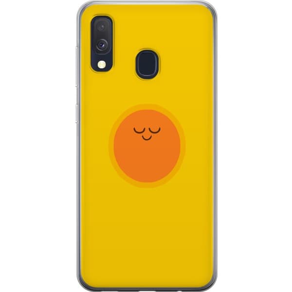 Kompatibelt Mobilskal till Samsung Galaxy A40 Sovande solfigur