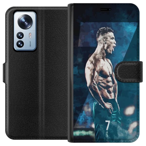 Kompatibelt Plånboksfodral till Xiaomi 12 Pro Ronaldo - 7