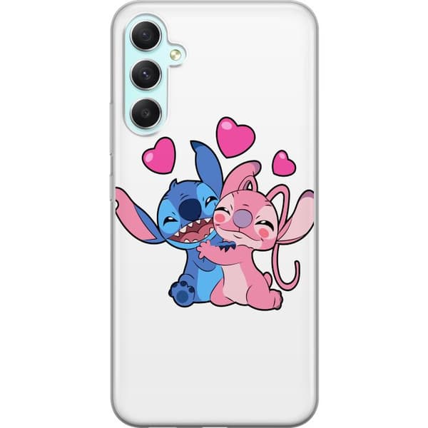 Kompatibelt Mobilskal till Samsung Galaxy A34 Lilo & Stitch