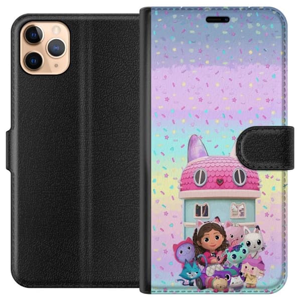 Kompatibelt Plånboksfodral till Apple iPhone 11 Pro Max Gabbys Dockhus-tema med glada figurer