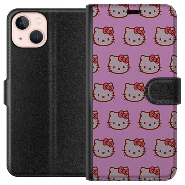 Kompatibelt Plånboksfodral till Apple iPhone 13 mini Hello Kitty