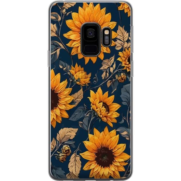 Kompatibelt Mobildeksel til Samsung Galaxy S9 Solroser