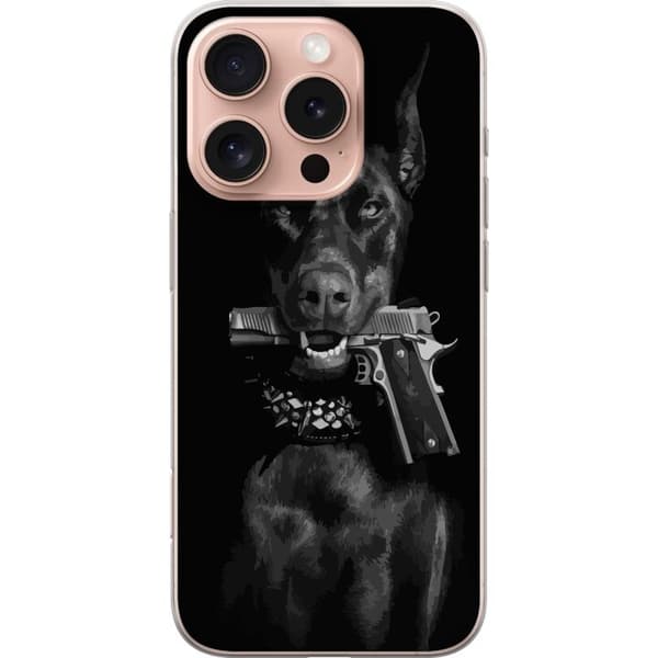 Kompatibel Mobilcover til Apple iPhone 16 Pro Dobermann