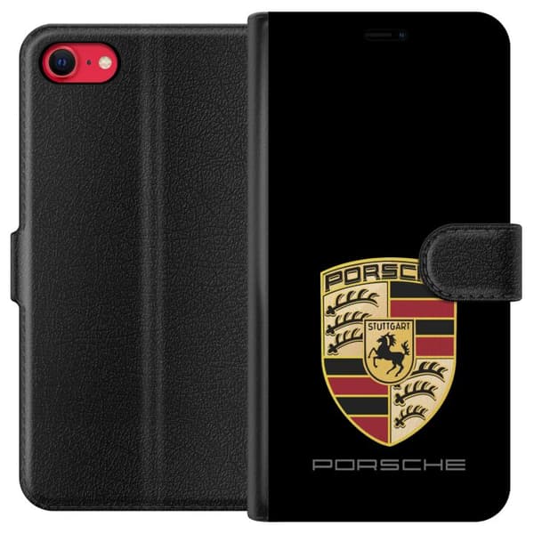 Kompatibel Tegnebogsetui til Apple iPhone SE (2020) Porsche