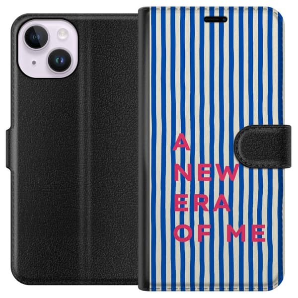 Kompatibelt Lommeboketui til Apple iPhone 15 Citat