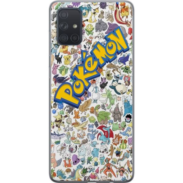 Kompatibelt Mobildeksel til Samsung Galaxy A71 Pokemon