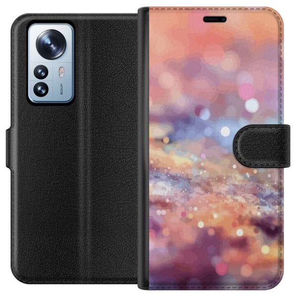 Yhteensopiva Lompakkokotelo Xiaomi 12 Pro Kimaltelee