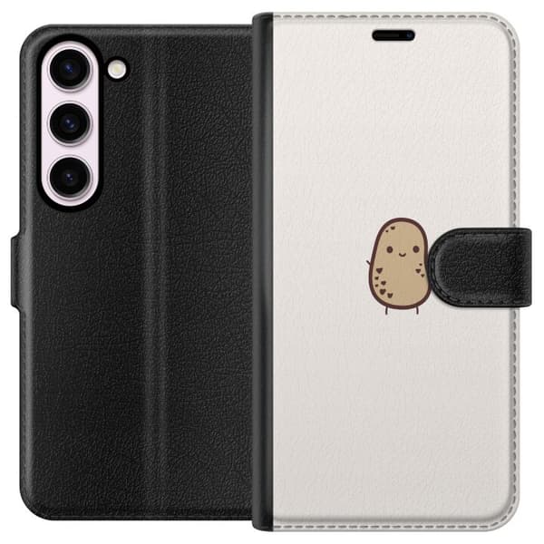 Kompatibel Tegnebogsetui til Samsung Galaxy S23 Cute Potato