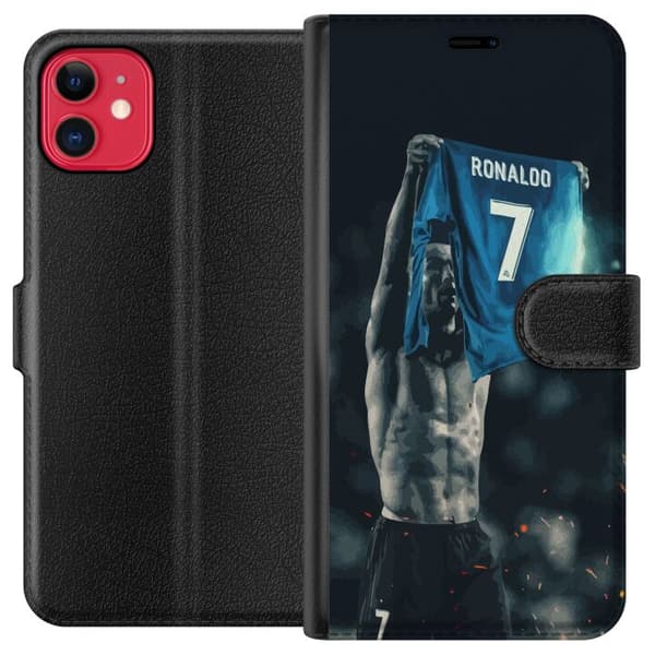 Kompatibelt Plånboksfodral till Apple iPhone 11 Cristiano Ronaldo