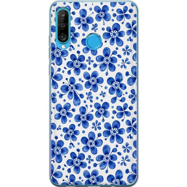 Kompatibelt Mobilskal till Huawei P30 lite Blå vänskap