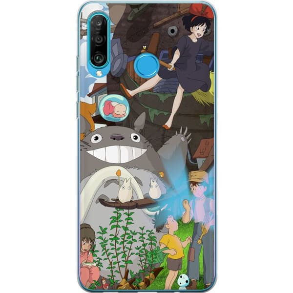 Kompatibelt Mobilskal till Huawei P30 lite Studio Ghibli