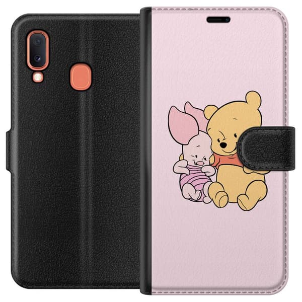 Kompatibelt Lommeboketui til Samsung Galaxy A20e Winnie Puh