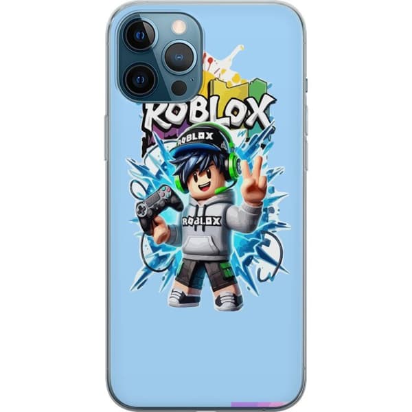 Kompatibel Mobilcover til Apple iPhone 12 Pro Max Roblox-gamerfigur med headset og controller