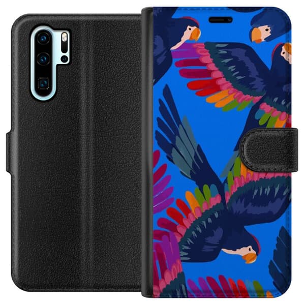 Kompatibel Tegnebogsetui til Huawei P30 Pro Fugle