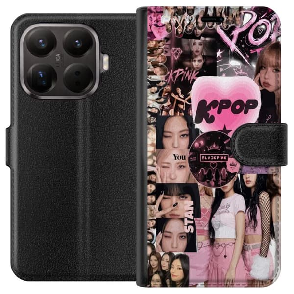 Kompatibel Tegnebogsetui til Xiaomi 15T Rosa K-pop collage