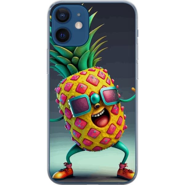 Yhteensopiva Puhelinkuori Apple iPhone 12 mini Ananas