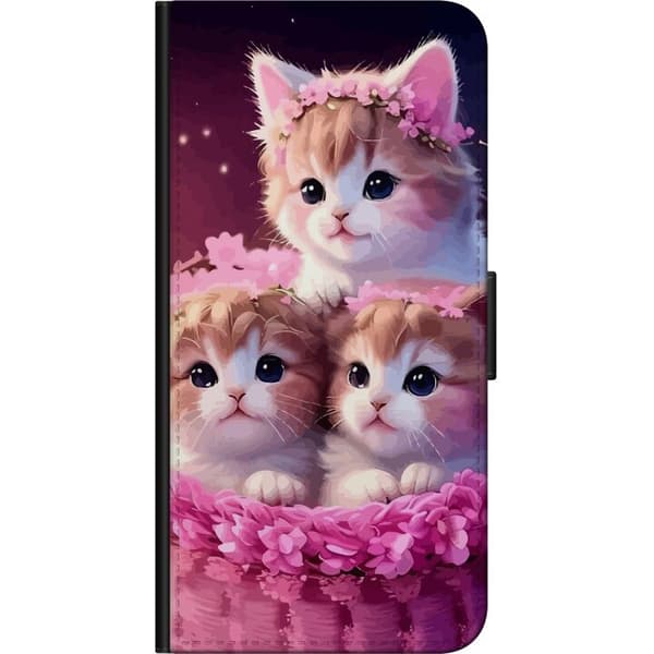 Kompatibel Tegnebogsetui til Motorola Moto G9 Play Katte