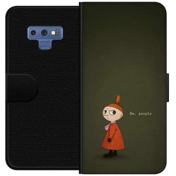 Kompatibelt Plånboksfodral till Samsung Galaxy Note9 Tecknad flicka med citat
