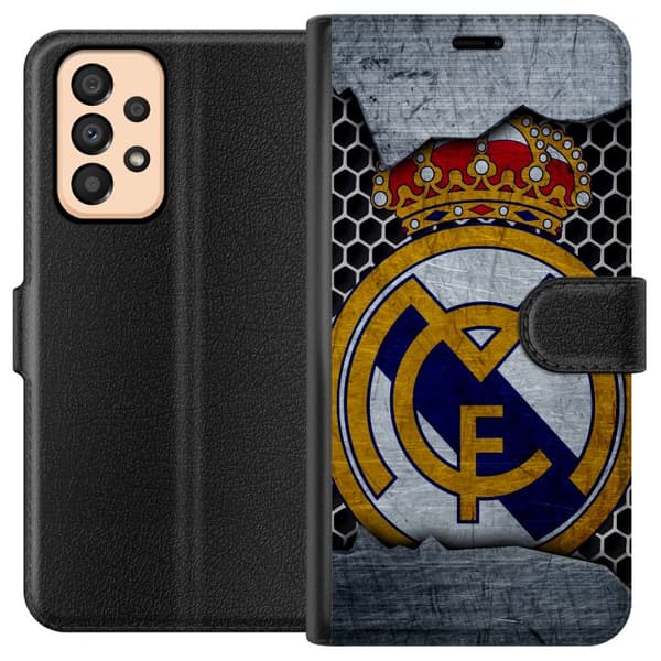 Kompatibel Tegnebogsetui til Samsung Galaxy A33 5G Real Madrid CF