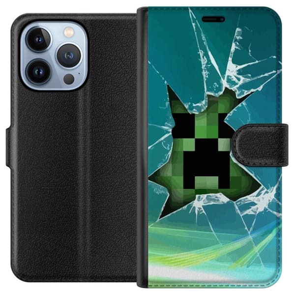 Yhteensopiva Lompakkokotelo Apple iPhone 13 Pro MineCraft