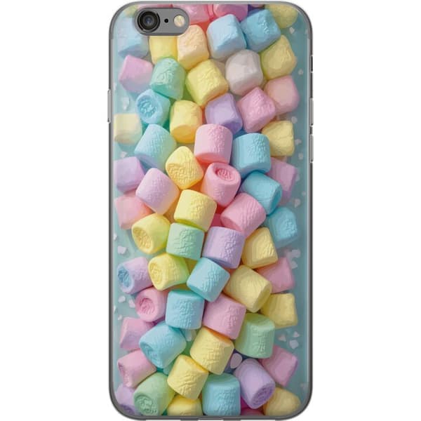 Kompatibelt Mobilskal till Apple iPhone 6s Söt godisdesign med marshmallows