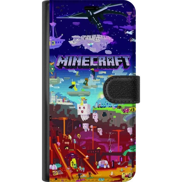 Kompatibelt Lommeboketui til Apple iPhone X Minecraft