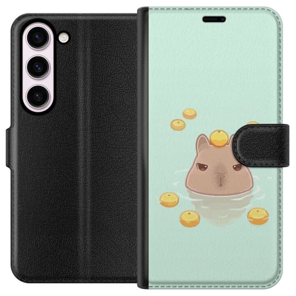 Kompatibel Tegnebogsetui til Samsung Galaxy S23 Capybara