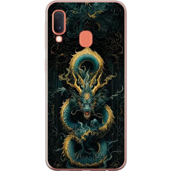 Kompatibelt Mobildeksel til Samsung Galaxy A20e Asiatisk drake
