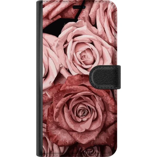 Kompatibel Tegnebogsetui til Apple iPhone SE (2022) Roser