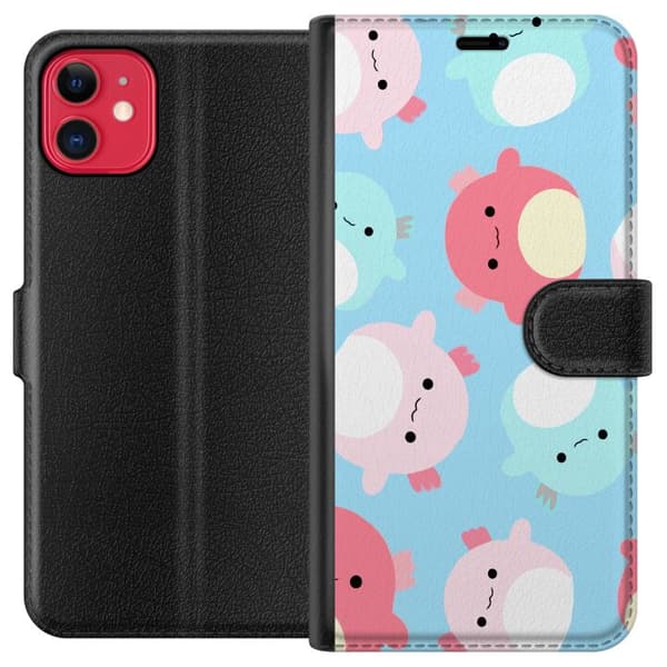 Kompatibelt Plånboksfodral till Apple iPhone 11 Squishmallow