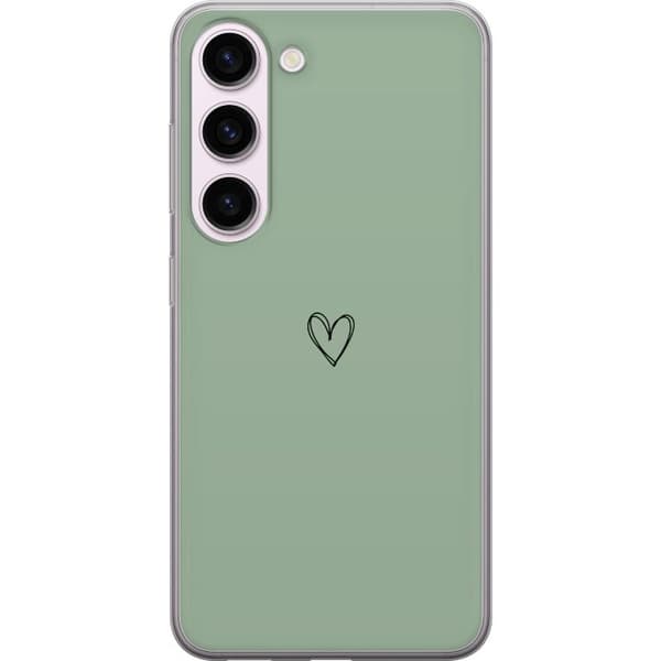 Kompatibelt Mobildeksel til Samsung Galaxy S23 Hjerte