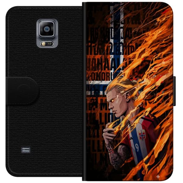 Kompatibelt Plånboksfodral till Samsung Galaxy Note 4 Dynamiskt fotbollsmotiv