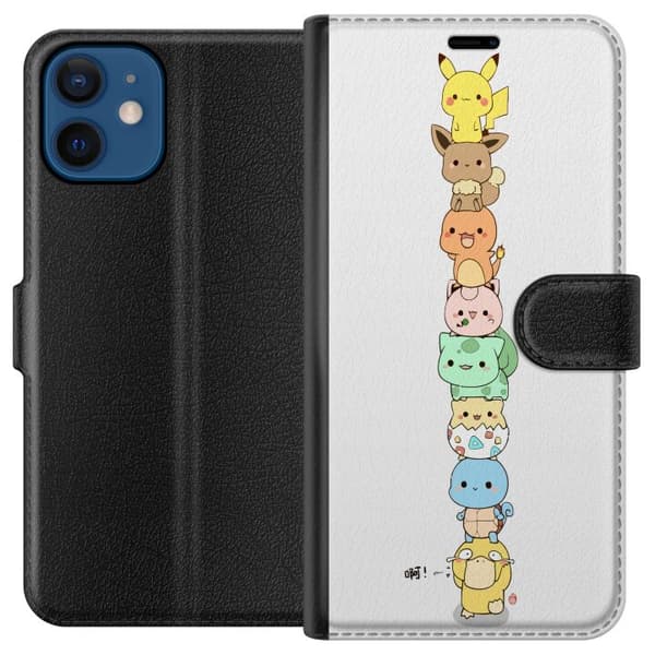 Kompatibelt Lommeboketui til Apple iPhone 12 Pokemon