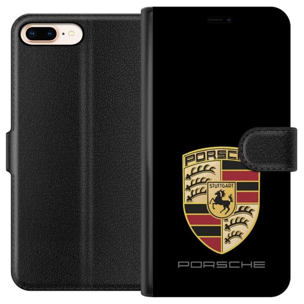 Kompatibelt Lommeboketui til Apple iPhone 8 Plus Porsche
