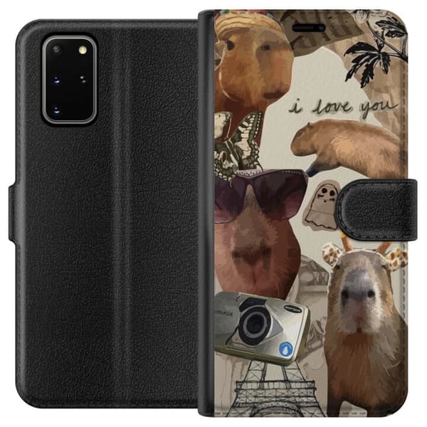 Kompatibelt Plånboksfodral till Samsung Galaxy S20+ Capybara