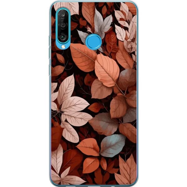 Kompatibelt Mobilskal till Huawei P30 lite Höstlöv