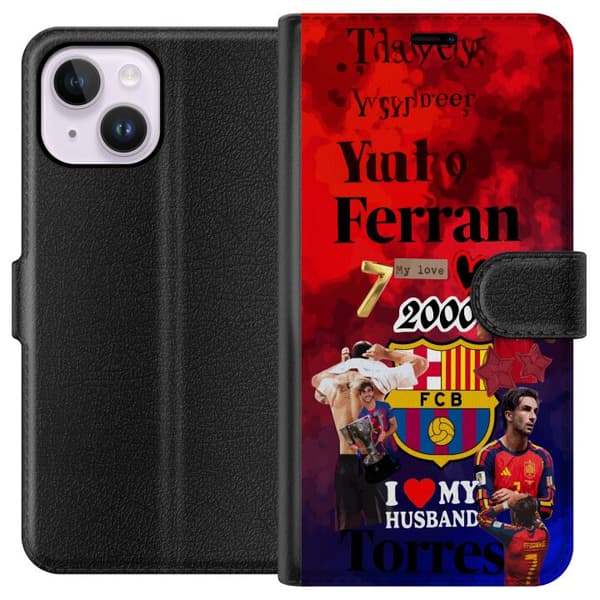Kompatibel Tegnebogsetui til Apple iPhone 14 Plus Ferran Torres