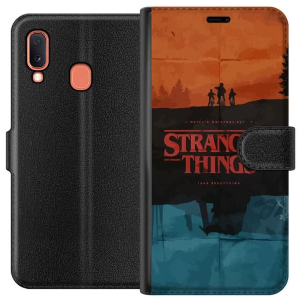 Kompatibelt Lommeboketui til Samsung Galaxy A20e Stranger Things