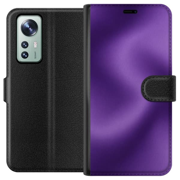 Kompatibel Tegnebogsetui til Xiaomi 12 Lilla bevægelse