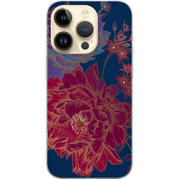 Kompatibelt Mobilskal till Apple iPhone 14 Pro Blommor