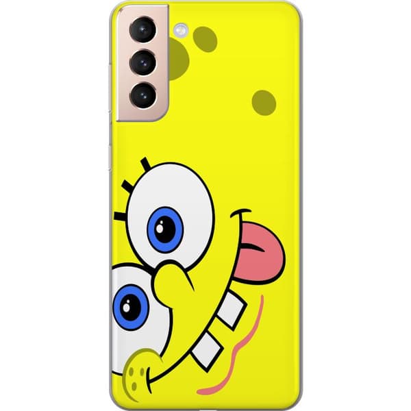 Kompatibelt Mobildeksel til Samsung Galaxy S21 SpongeBob Fyrkant