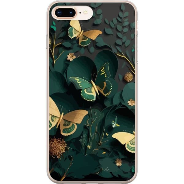 Kompatibelt Mobildeksel til Apple iPhone 8 Plus Fjärilar