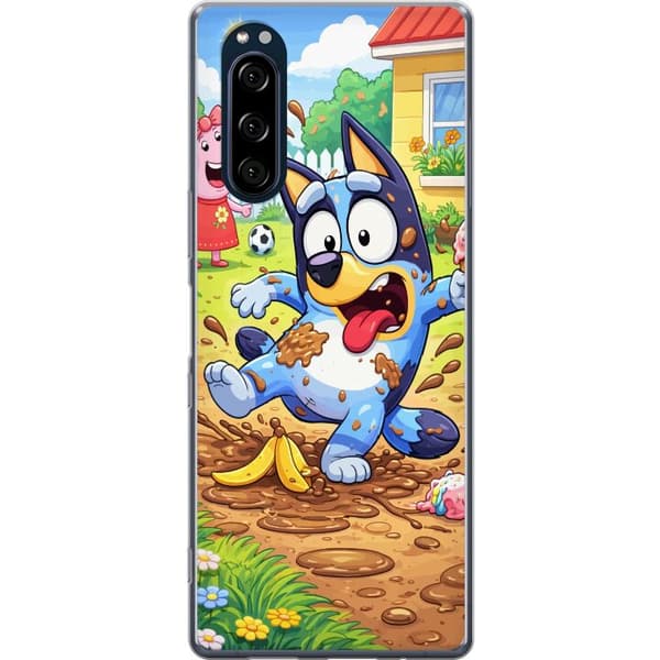Kompatibelt Mobildeksel til Sony Xperia 5 Blåy